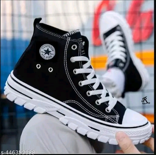 Lifestyle Black Casual Shoes for Men | Multi-Purpose Sneakers