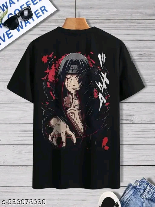 Oversized Itachi Printed T-Shirt | Unisex Anime Tee