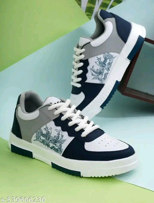 Bacan Trendy Sneakers for Men | Floral Print Edition
